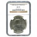Certified Commemorative Dollar 1998-S Black Patriots MS70 NGC