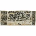 Arkansas $10 Confederate Treasury Warrant AK-34 VF