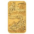 Australia $100 1 Oz. Gold Dragon Bar 2023