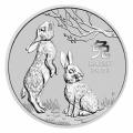 2023 Australia 5 oz Silver Lunar Rabbit BU (Series III)