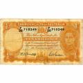 Australia 10 Shillings 1942 P#25b F