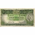 Australia 1 Pound 1953-1960 P#30a F
