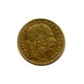 Hungary 8 florin-20 francs gold 1870-1890