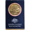 Australia $100 1 Oz. Gold Kangaroo 2017 BU