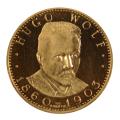 Austria 8g. Prooflike Gold Medal Hugo Wolf--Composer