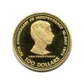 Bahamas $100 gold 1978 PF Independence