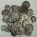 90% Silver Assorted Barber Coins Circulated $10 Face