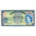 Bermuda 1 Pound 1957 P#20b F