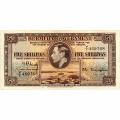 Bermuda 5 Shillings 1937 P#8b VF