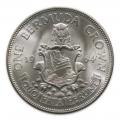 Bermuda 1 Crown Silver 1964 UNC Coat of Arms