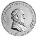 James Buchanan Presidential Silver Medal 1oz .999