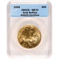 Certified Uncirculated Gold Buffalo 2009 MS70 ANACS