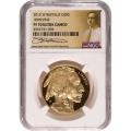 Certified Proof Gold Buffalo 2015-W PF70 NGC Fraser Sig.