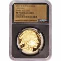 Certified Proof Gold Buffalo 2017-W One Ounce PF70 NGC Black Core Gold Label