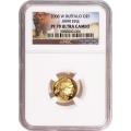 Certified Proof Buffalo Gold Coin 2008-W Tenth Ounce PF70 Ultra Cameo NGC 