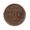 Civil War Store Card Mansfield OH--H. Endly Hats & Caps OH505A-1a R2 AU