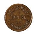 Civil War Store Card 1863 New York City NY--Jones Wood Hotel NY630BR-1a R2 AU