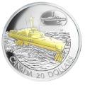 Canada $20 Silver PF 2003 HMCS Bras D'or