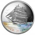 Canada $20 Silver PF 2005 Three-Masted Ship Holographic