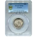 Canada 25 Cents Silver 1937 MS66 PCGS