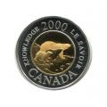 Canada $2 gold bimetallic PF 2000 Polar Bears