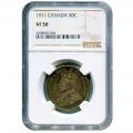Canada 50 cents 1911 VF30 NGC