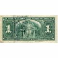 Canada 1 Dollar 1937 P#58d F Short Snorter