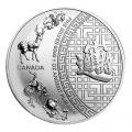 Canada 1 Ounce Silver 2016 Chinese Five Blessings