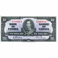 Canada 10 Dollars 1937 P#61b XF