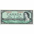 Canada 1 Dollar 1961-1972 P#74b UNC