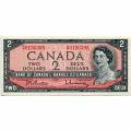 Canada 2 Dollars 1954 P#76b UNC