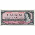Canada 1000 Dollars 1961-1972 P#83b VF graf.