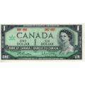 Canada 1 Dollars 1967 P#84a UNC 