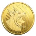 Canada 1 ounce Gold Bobcat 2020 .99999 pure (in capsule)