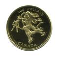 Canada $200 gold PF 1991 Hockey