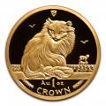 Isle of Man Gold Cat 1 Ounce 1995