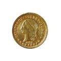 Colombia 2 Pesos Gold 1872 AU details