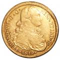 Colombia Popayan 8 Escudos Gold 1819 Ferdinand VII