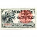 1893 Columbian Exposition Admission Ticket CU Indian Chief