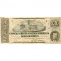 $20 1862 Confederate Note 5th Series T51 VF