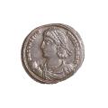 Roman Empire AE 2 Constantius II 337-361 A.D. Constantinople RIC-87 Captives UNC