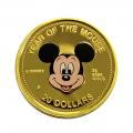 Cook Islands $20 Gold PF 1996 Mickey Mouse
