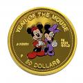Cook Islands $50 Gold PF 1996 Mickey Mouse