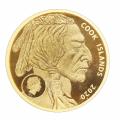 Cook Islands 5 Dollars Gold 2019-2020 BU Indian Head-Buffalo