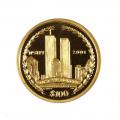 British Virgin Islands $100 Gold PF 2002 World Trade Center