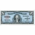 Cuba 1 Pesos 1960 P#77b UNC