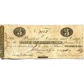 Deleware Wilmington 1824 $3 Counterfeit--Bank of Deleware DE-70 C82 VG