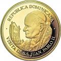 Dominican Republic 100 Pesos Gold PF 1979 Papal Visit