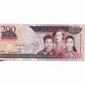 Dominican Republic 200 Pesos 2007 P#178 UNC