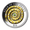 Fiji $10 One Ounce Silver 2013 Year of the Snake